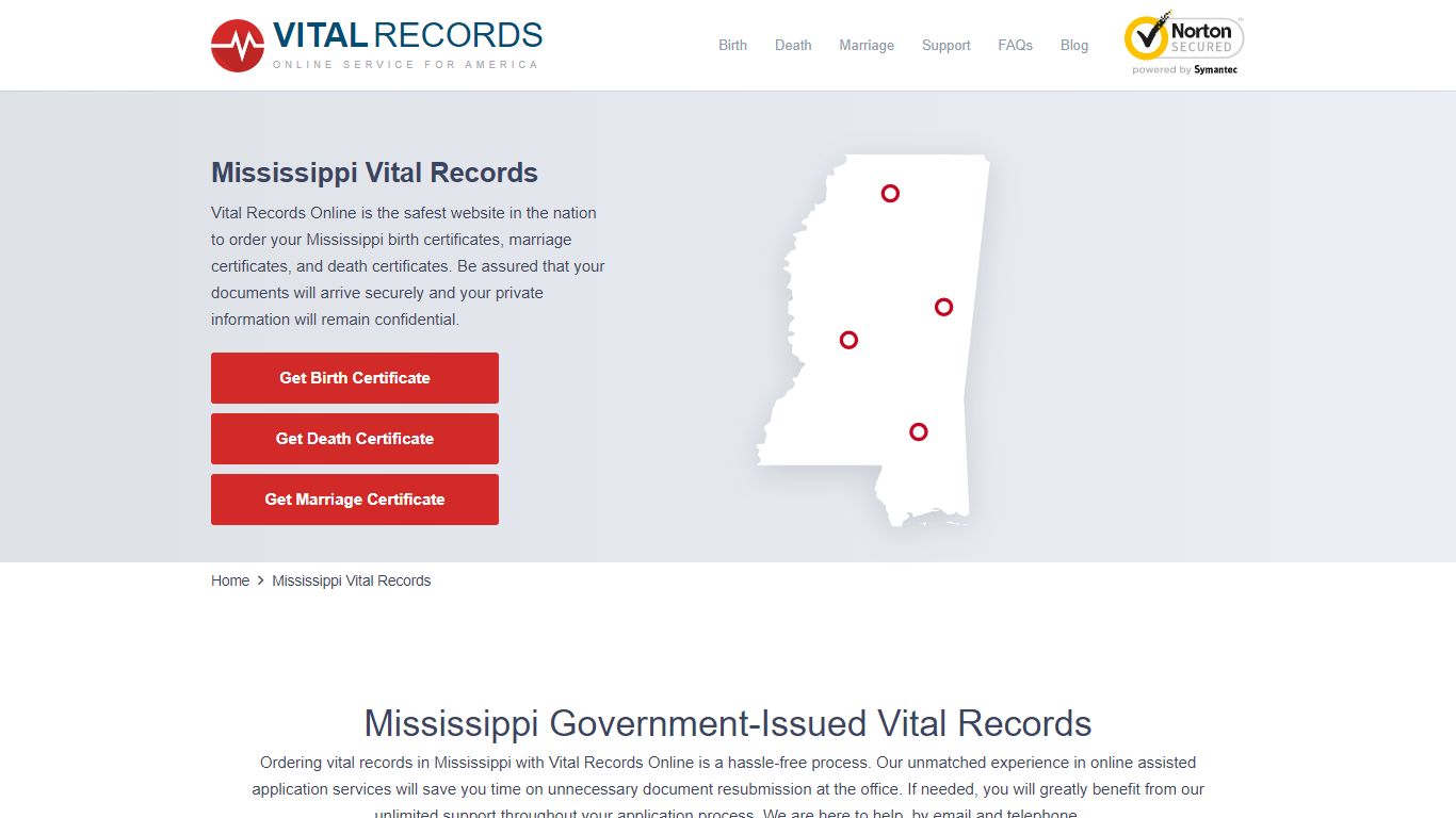 Mississippi Vital Records - Vital Records Online